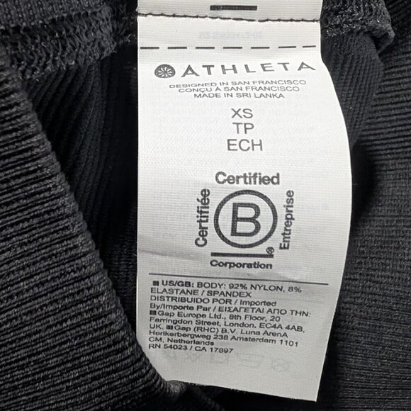 Athleta | Aurora Ribbed Seamless Legging In Black - Picture 11 of 12